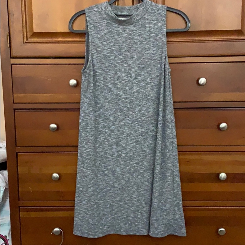 A line dress heather grey